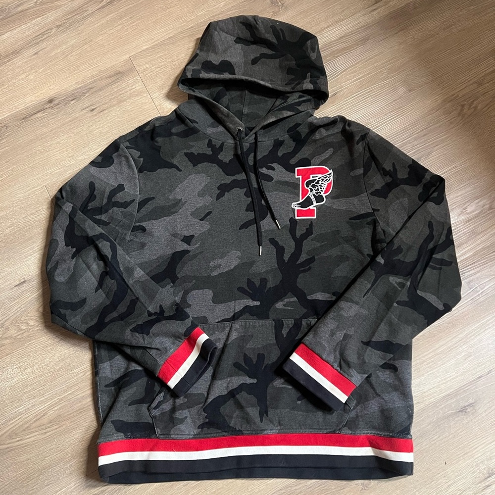 Polo Ralph Lauren PWing Gray and Black Hoodie